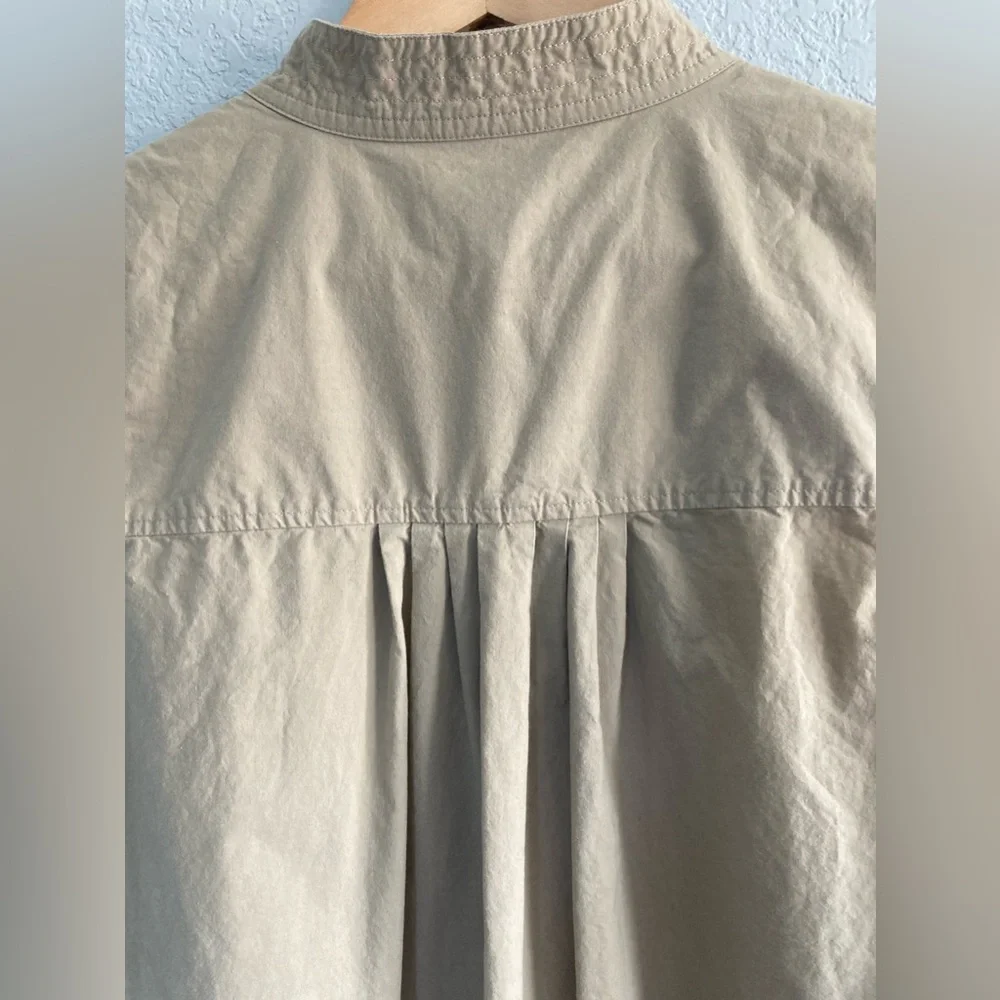 Banana Republic Sleeveless Dress medium Khaki Tan - Picture 8 of 9